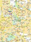 Situacion de Bengaluru en la India.