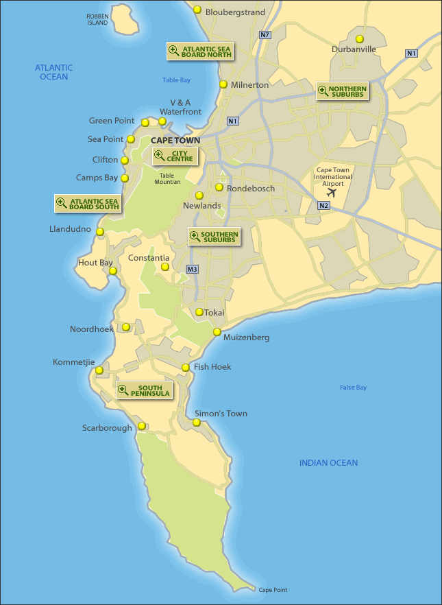 Map of the city