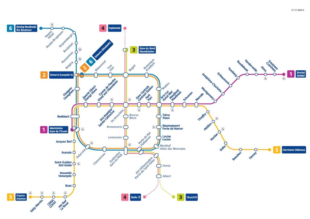 Metro de bruselas