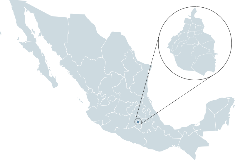 Locacion de le Citie de Mexico
