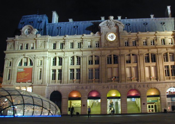 Estation de Rail de Saint- Lazare.