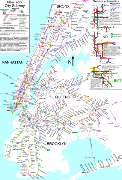Le metro de Novo York tene le senior net de vias de le munde