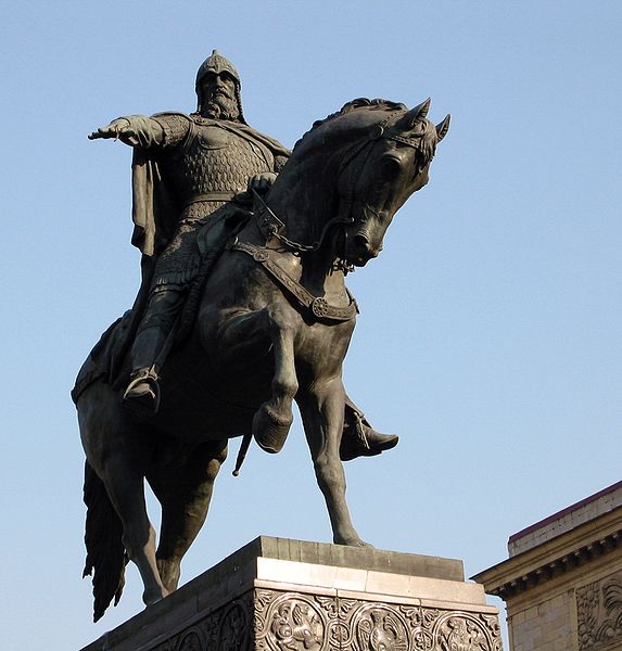 Estatue a Yury Dolgoruki, fundateur de Moskva