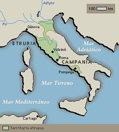 Etruscos, umbros et sabines