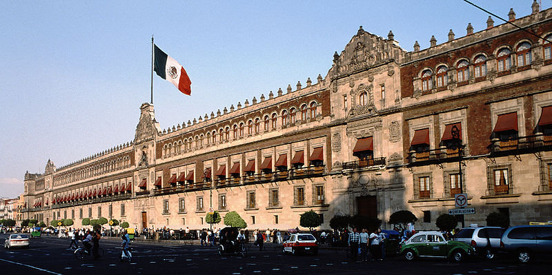 Mape de le diferente politik delegaciones de Mexico D.F.