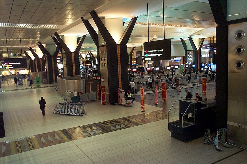 Intenational airport terminal
