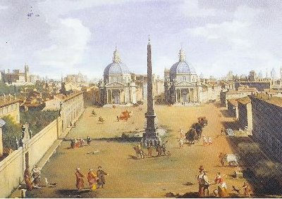Con la Place Popolo comence la Roma moderne